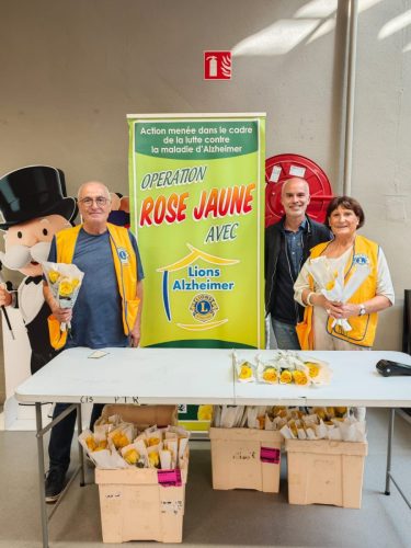 Rose Jaune Alzheimer